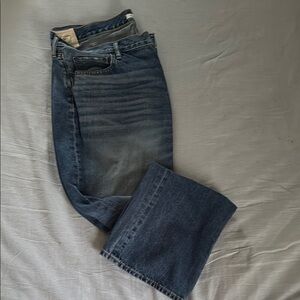 Abercrombie & Fitch Dark Blue Straight Men's Jeans 38x32